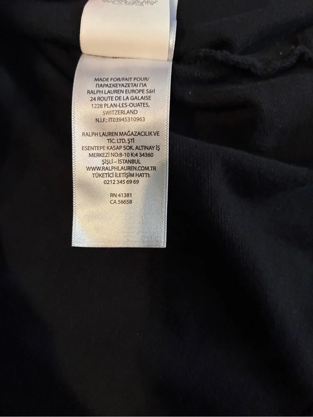 Polo by Ralph Lauren Black Polo with Red Pony